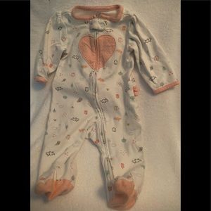 Little Girls Footed Onsie
